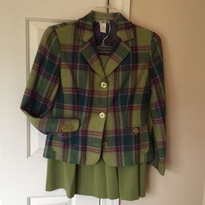 Field Gear plaid Jacket NWOT, Avocado,Teal+Cranbry